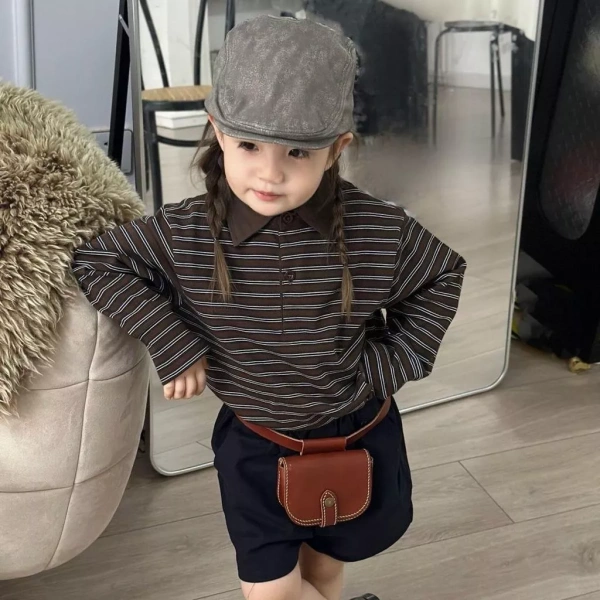 Áo dài tay mùa xuân‑thu cho bé gái dễ thương nhưng chất liệu lại gây xù lông sau lần giặt đầu