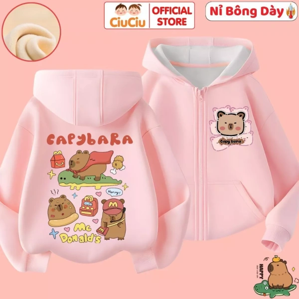 Áo khoác nỉ bông cho trẻ ấm áp suốt buổi sáng lạnh, nhưng độ co dãn khiến các bé khó chạy nhanh