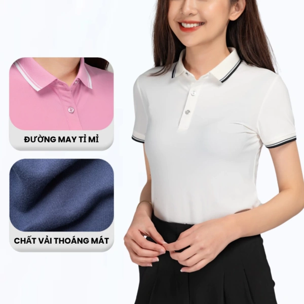 Áo polo nữ cộc tay hứa hẹn thoáng mát, nhưng sau một mùa hè thực tế lại là gì?