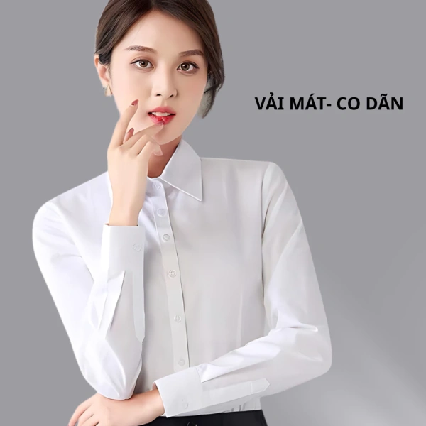 Áo sơ mi nữ trắng ôm: Khi sự thoải mái bất ngờ biến mất chỉ sau vài giờ làm việc