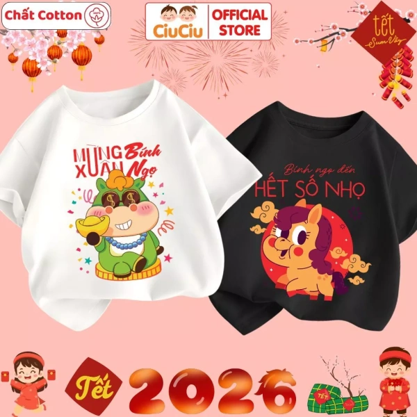 Áo thun cộc tay cotton nhẹ cho bé vào Tết: Khi cảm giác mềm mát vượt qua mong đợi ban đầu