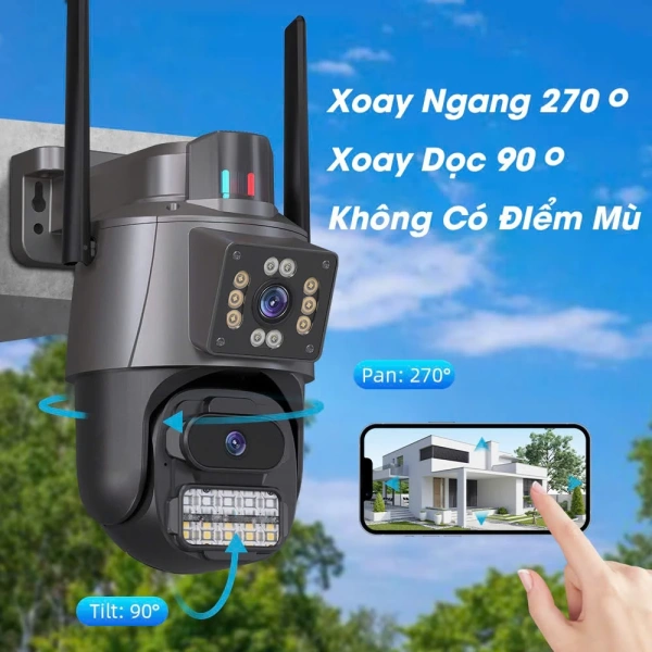 Ban đêm, camera Wi‑Fi 360° chậm phản hồi vì tín hiệu Wi‑Fi yếu: chi tiết ít người để ý