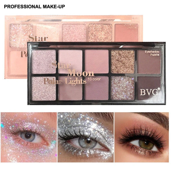 Bảng màu phấn mắt matte đa sắc thường mất độ bám sau vài giờ, khiến mắt nhòe và cần sửa lại