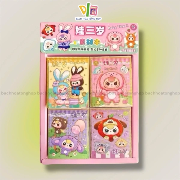 Bí mật mà cha mẹ thường không biết: những chi tiết nhỏ trong sổ dán sticker cho bé ba có thể khiến trang bìa nhanh hỏng.