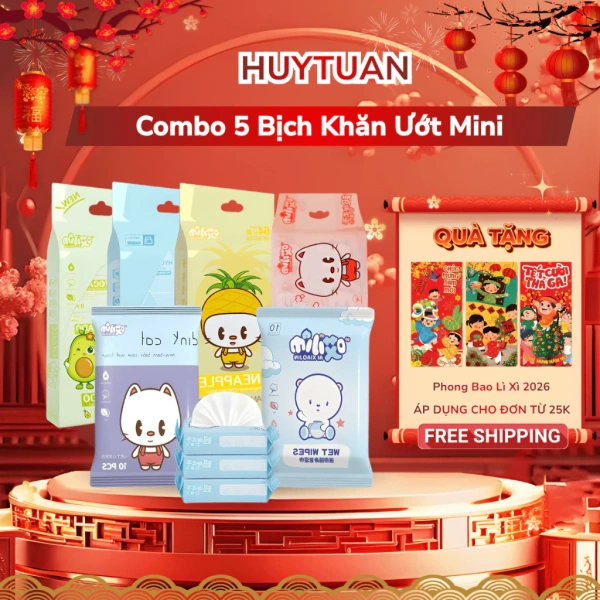 Bí quyết tránh lãng phí khi bảo quản vài gói khăn ướt mini trong balo hằng ngày