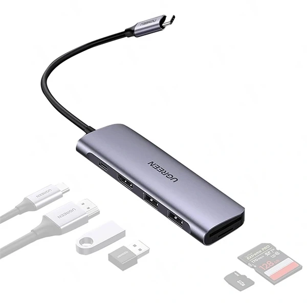 Bộ chuyển đổi đa cổng USB‑C HDMI, USB 3.0, SD & TF đáp ứng nhu cầu đa nhiệm nhưng tiềm ẩn bất ngờ khi sạc cùng lúc