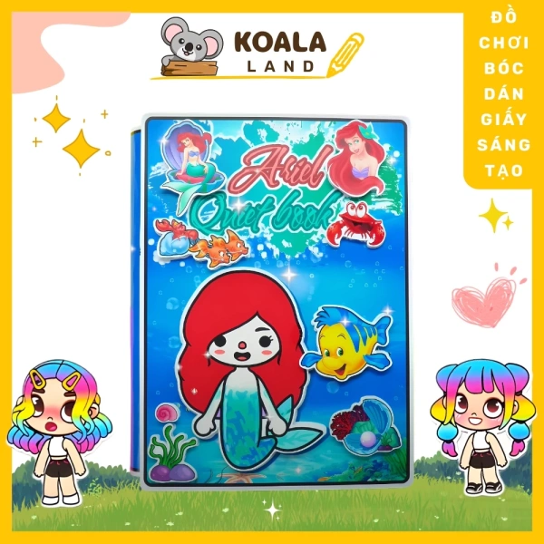 Bố mẹ nhận ra việc bảo quản đồ chơi giấy búp bê nàng tiên cá và ngôi nhà búp bê thực sự khó hơn dự tính