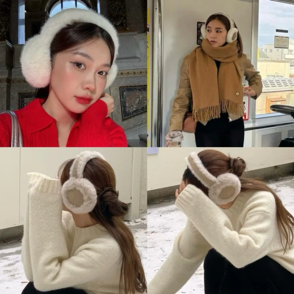 Bỏ qua lớp lót bông trong bịt tai da lộn, tai lại lạnh bất ngờ vào buổi sáng sớm.