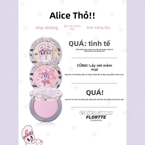 Bột highlighter hứa hẹn sáng rực nhưng chỉ tỏa sáng khi lớp nền da đã được dày và mịn