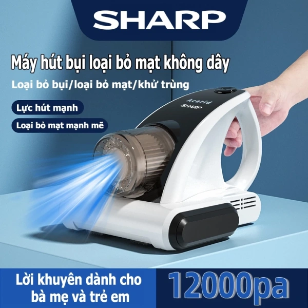 Bụi bám sâu trong chăn, ga và nệm giảm hẳn khi chuyển sang máy hút bụi cầm tay mini không dây tích hợp UV
