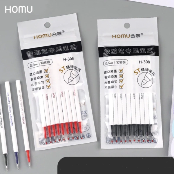 Bút gel mực xanh 0.5 mm nhanh khô khiến người dùng nhận ra tầm quan trọng của việc chọn bút phù hợp cho ghi chú liên tục