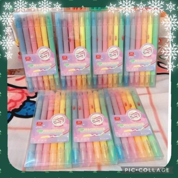 Bút highlight pastel có đầu xoá kép khiến việc chỉnh sửa ghi chú trên giấy không còn lo vết