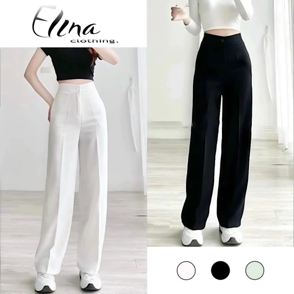 Cảm giác bất ngờ khi cạp cao kéo dài cả ngày học: những điều nên biết về quần âu suông nữ
