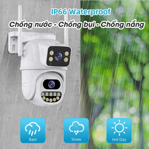 Camera wifi xoay 360° và chế độ ban đêm thực sự giữ được chất lượng âm thanh 2 chiều khi bật đèn flash?