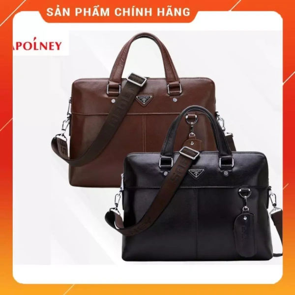 Cặp da công sở sang trọng nhưng khiến việc sắp xếp laptop và giấy tờ mỗi sáng trở nên rắc rối
