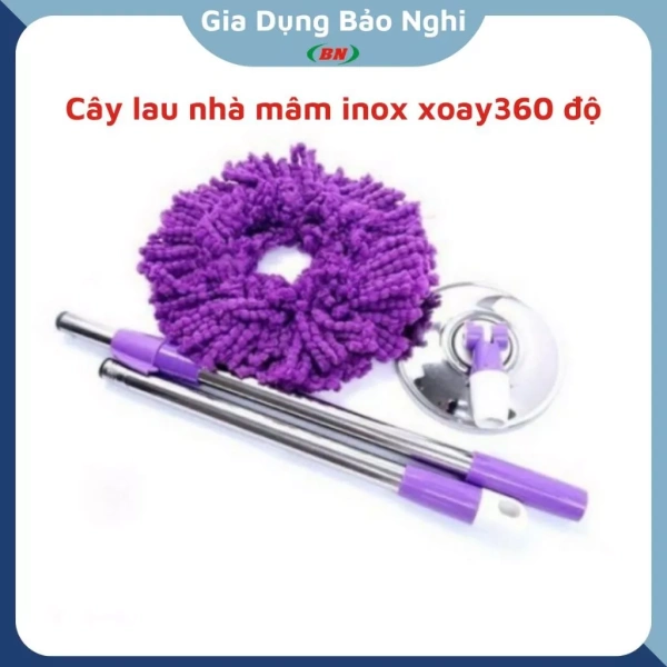 Chi tiết bỏ qua trên cây lau nhà inox có thể làm giảm hiệu suất của thùng lau nhà 360 độ
