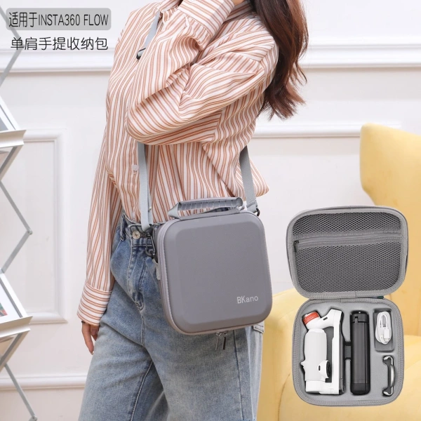 Chi tiết dây đai của túi đeo chéo khiến gimbal dao động khi di chuyển – điều mà hầu hết người dùng không nhận ra