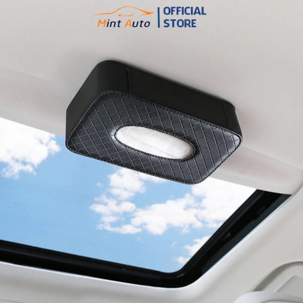 Chiếc hộp đựng khăn giấy da trong xe hơi thường bị bỏ qua, nhưng khi giấy hết lại khiến mỗi chuyến đi trở nên bối rối