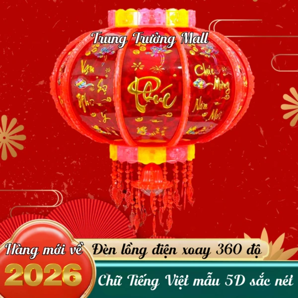 Có nên treo đèn lồng xoay 360° trong phòng khách để tạo không gian Tết rực rỡ mà không làm mắt bị chói?