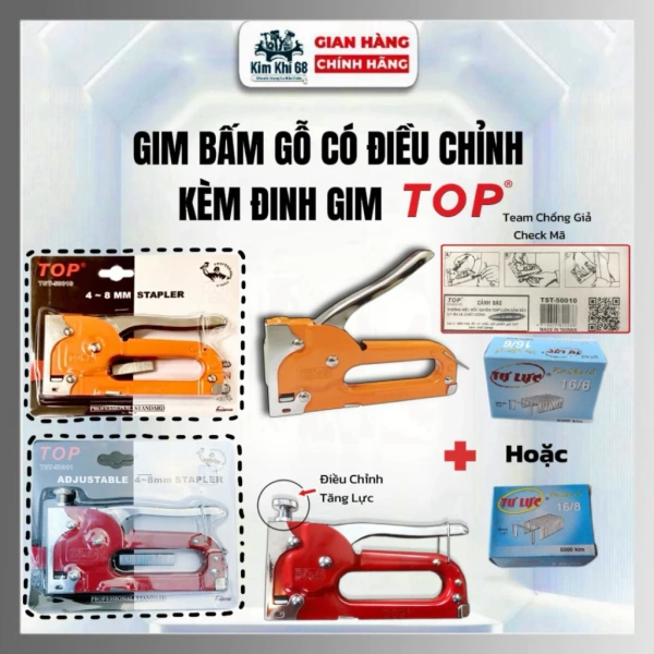 Độ điều chỉnh lực của gim bấm gỗ – sai lầm phổ biến mà chỉ người dùng lâu mới nhận ra