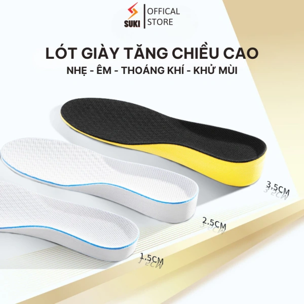 Độ thoáng khí bị bỏ qua khi chọn đệm lót giày tăng chiều cao có thể mang đến bất ngờ không mong muốn.