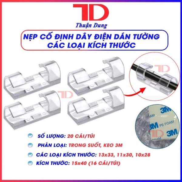 Đôi khi nẹp dán tường cố định dây điện mang lại vẻ gọn gàng, nhưng keo 3M yếu lại khiến rối dây xuất hiện sau vài tuần
