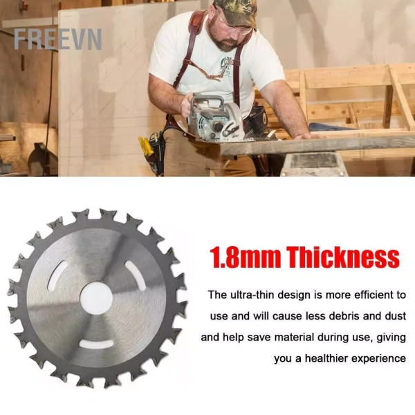 Đôi lúc độ mỏng 1.8 mm của lưỡi cưa thép hợp kim khiến việc cắt ván gỗ dày 20 mm trở nên bất ngờ khó khăn