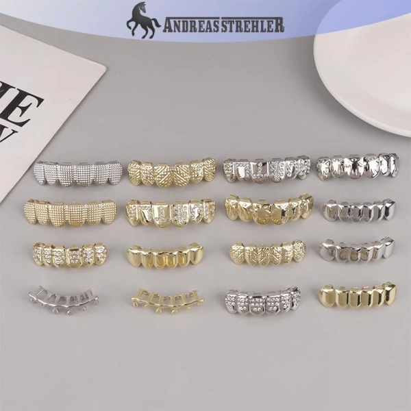 Grill răng kim loại phong cách hip hop làm “điểm nhấn” cho cosplay, nhưng việc tháo rời thường gây rắc rối không ngờ.