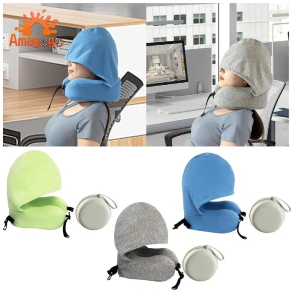 Hứa hẹn giảm căng cổ khi du lịch, chiếc gối có mũ lại khiến tư thế ngủ bị lệch suốt chuyến bay
