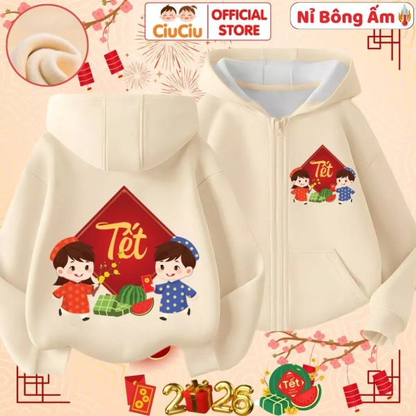 Khi áo khoác nỉ lót bông ấm cho bé bị quên kiểm tra đường may, ngày Tết lại bỗng gặp bất ngờ