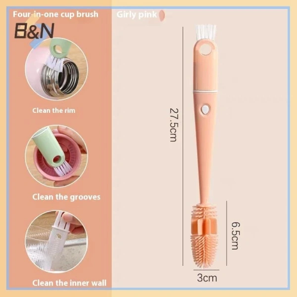 Khi bàn chải silicone dài 360° thực sự loại bỏ vết bẩn cốc mà bạn chưa biết