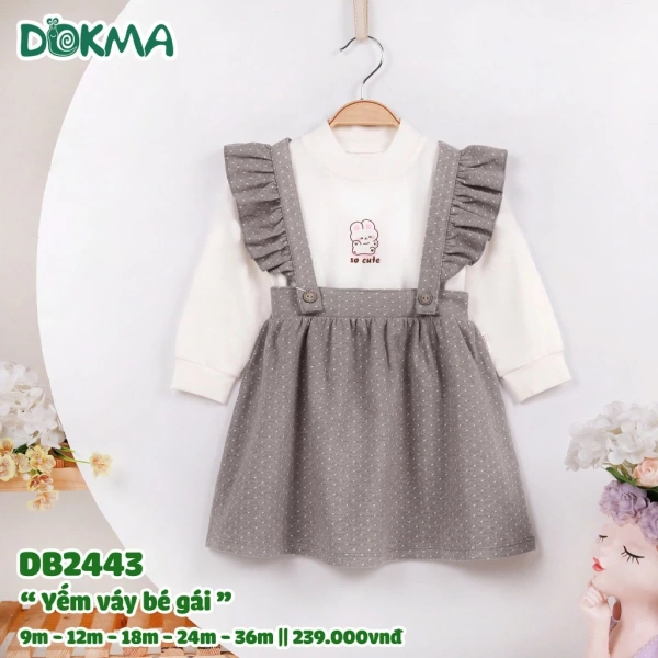 Khi bé đã 12 kg, set yếm váy xòe vẫn còn thoải mái hay đã bắt đầu chật?