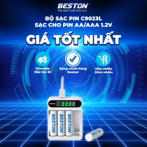 Khi bộ sạc pin 4 slot có đèn báo trở thành cứu cánh bất ngờ cho những buổi làm việc kéo dài