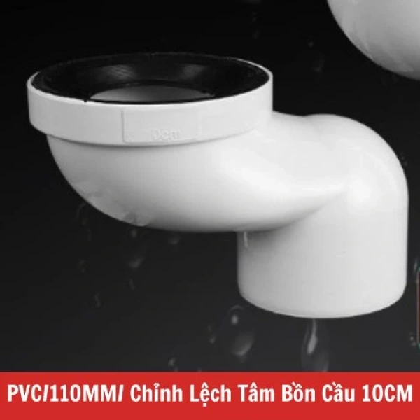 Khi bồn cầu lệch chỉ vài centimet, việc lắp ống thoát 110 mm thường gặp khó khăn bất ngờ