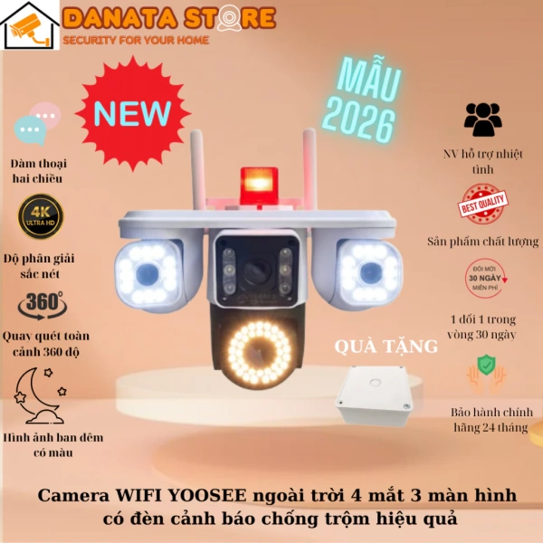 Khi camera giám sát ngoài trời hứa hẹn quay đêm màu nhưng thực tế lại chịu được mưa bão suốt năm