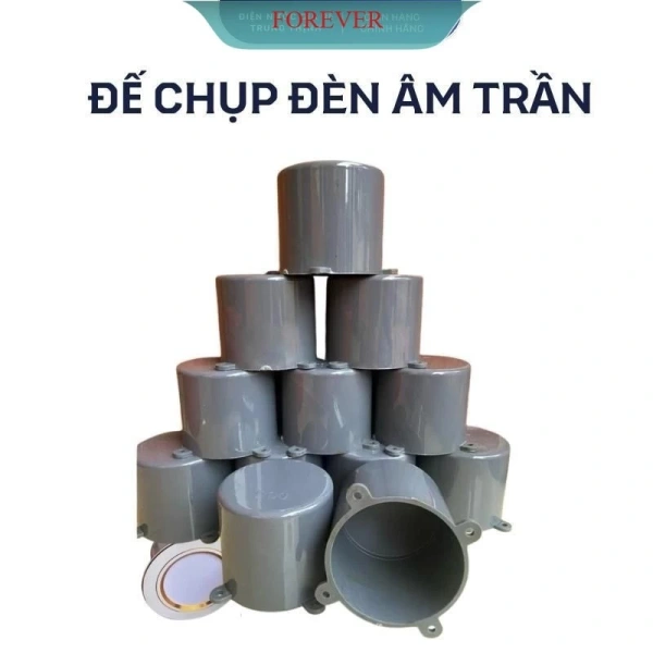 Khi lắp đèn âm trần, độ dày của đế chụp thường bị bỏ qua và gây ra vùng sáng không đồng đều