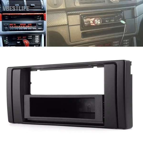 Khi lắp khung 1 DIN fascia cho hệ thống âm thanh BMW, việc bỏ qua tinh chỉnh vị trí gây mất cân bằng âm trường