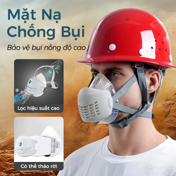 Khi mặt nạ silicone chống bụi, lọc PM2.5 kín hô, lại làm hơi thở bị nghẹt sau giờ liên tục