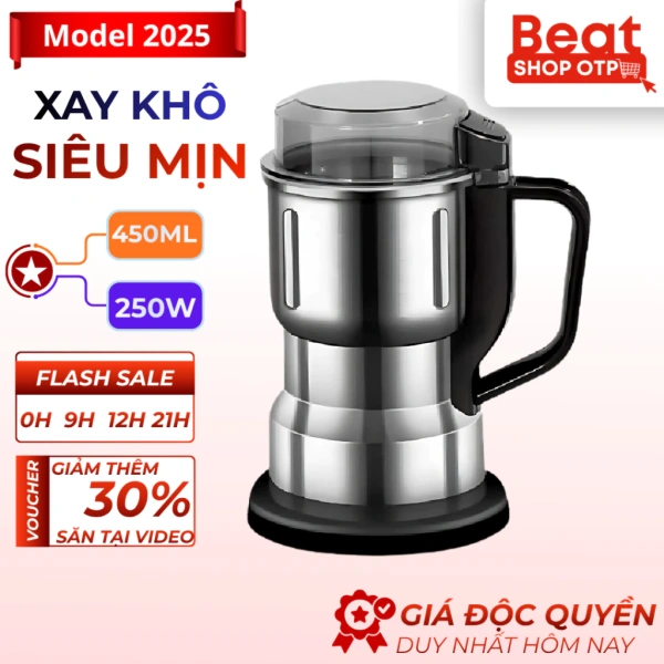 Khi máy xay hạt 300 W hứa hẹn siêu mịn, mà thực tế lại gặp nghẽn khi xay ngũ cốc dày