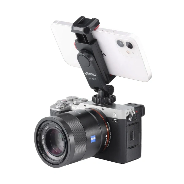 Khi một góc xoay nhỏ trên kẹp điện thoại xoay 360 làm mất cân bằng ánh sáng trong video trên máy ảnh