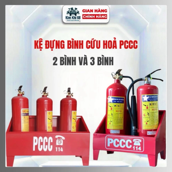 Khi muốn sắp xếp bình chữa cháy gọn gàng, không phải mọi kệ đều giữ được độ ổn định sau một năm