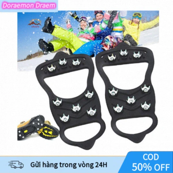 Không phải mọi đinh gắn đế giày chống trượt đều giúp đi dài mùa đông mà không lo ngã