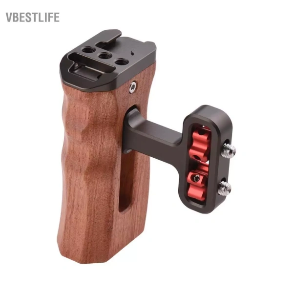 Khung máy ảnh đa năng tay cầm gỗ với lỗ 1/4 vít: bí quyết cân bằng trọng lượng khi chụp cả trái và phải tay