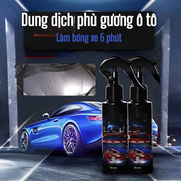 Lớp phủ gương bảo vệ sơn xe khiến xe cũ như mới, nhưng những vết xước nhẹ chỉ lộ ra sau cơn mưa.