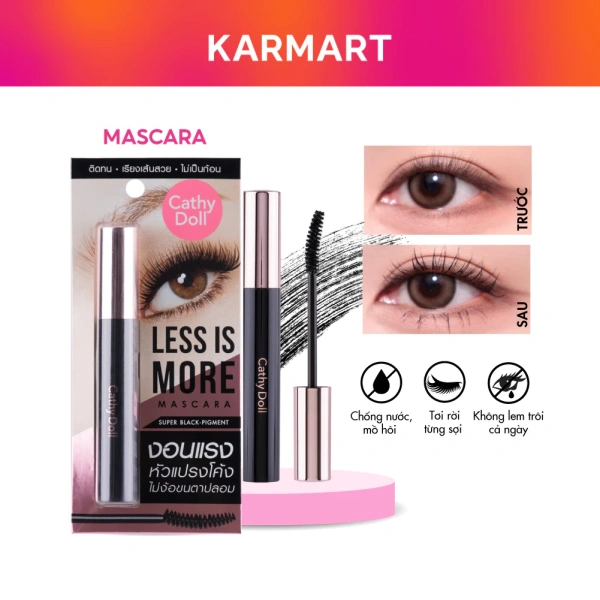 Mascara tơi mi lâu trôi: thực tế độ cong giảm dần sau cả ngày sử dụng