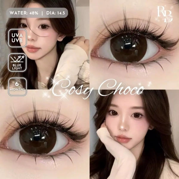 Mắt đổi màu nâu đen, nhưng sự khô mắt lại khiến người dùng phải cân nhắc kỹ khi chọn kính áp tròng.