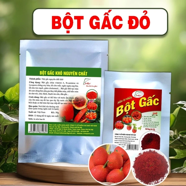 Màu đỏ bền cho xôi và thạch chỉ đạt khi bột gấc đỏ được pha loãng và ngâm đủ thời gian