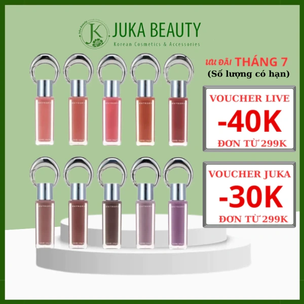 Màu son tint bóng kéo dài suốt ngày nhưng độ ẩm môi lại tan biến
