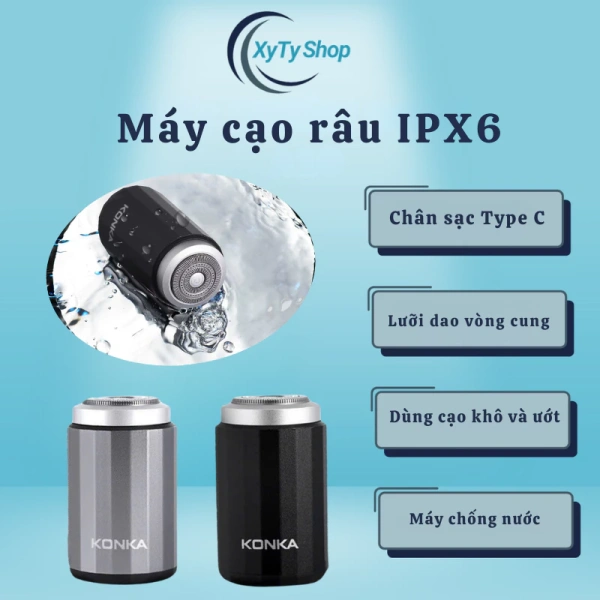 Máy cạo râu mini chịu nước trong ba lô du lịch: tiện lợi nhưng việc thiếu sạc dự phòng thường gây bất ngờ khó chịu