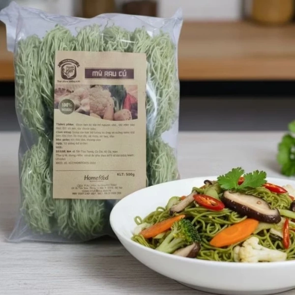 Mì lứt rau củ tự nhiên cho bé ăn chay: khi bữa ăn nhanh bất ngờ lại ngon và đầy dinh dưỡng
